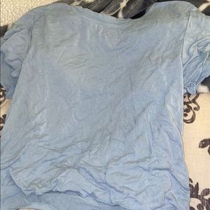 Me To We Blue Flowy Shirt